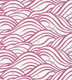 Waves Wallpaper by Anna French Fuchsia Waves Wallpaper by Anna French Fuchsia