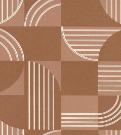 Annees 30 Wallpaper by Casamance Terracotta Annees 30 Wallpaper by Casamance Terracotta