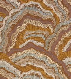 Annella Fabric by Casamance Ocre Celadon Annella Fabric by Casamance Ocre Celadon