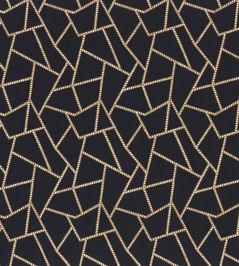 Anoki Fabric by Camengo Noir Anoki Fabric by Camengo Noir