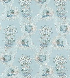 Antoinette Wallpaper by Anna French Blue Antoinette Wallpaper by Anna French Blue
