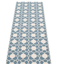 Anya Runner Rug by Pappelina River Blue Anya Runner Rug by Pappelina River Blue