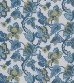 Anya Fabric by Travers Blue Anya Fabric by Travers Blue