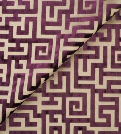 Apollon Fabric by Jim Thompson Aubergine Apollon Fabric by Jim Thompson Aubergine
