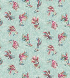 Aquaria Fabric by Osborne & Little Mediterranean/Magenta Aquaria Fabric by Osborne & Little Mediterranean/Magenta