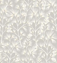 Arabella Wallpaper by Ohpopsi Grey Arabella Wallpaper by Ohpopsi Grey