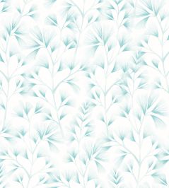 Arabella Wallpaper by Ohpopsi Teal Cream Arabella Wallpaper by Ohpopsi Teal Cream