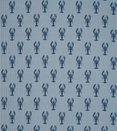 Aragosta Fabric by Jim Thompson No.9 Denim Aragosta Fabric by Jim Thompson No.9 Denim