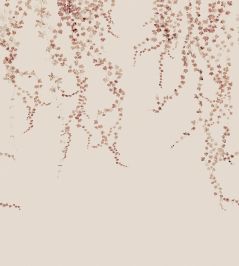 Aralia Mural by Sandberg Burgundy Aralia Mural by Sandberg Burgundy