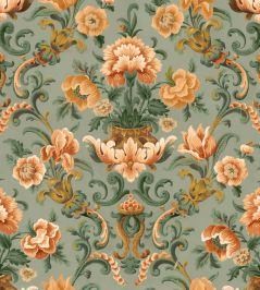 Aranjuez Damask Wallpaper by Coordonne Sage Aranjuez Damask Wallpaper by Coordonne Sage