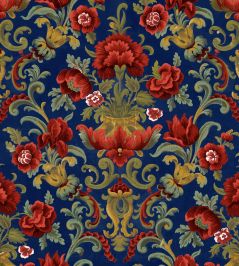 Aranjuez Damask Wallpaper by Coordonne Vermilion Aranjuez Damask Wallpaper by Coordonne Vermilion