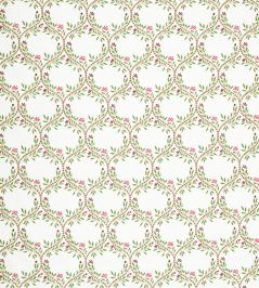 Arber Fabric by Nina Campbell Green/Pink Arber Fabric by Nina Campbell Green/Pink
