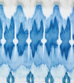 Arbor Ikat Fabric by Travers Blue Arbor Ikat Fabric by Travers Blue