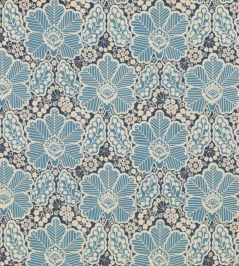 Arbour Fabric by Baker Lifestyle Indigo Arbour Fabric by Baker Lifestyle Indigo