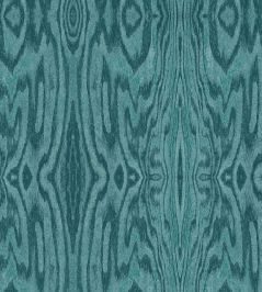 Arbre Fabric by Arley House Turquoise Arbre Fabric by Arley House Turquoise