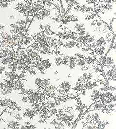 Arbre Wallpaper by Casadeco Noir Fusain Arbre Wallpaper by Casadeco Noir Fusain