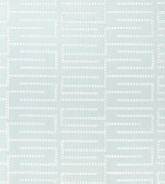 Architect Embroidery Fabric by Thibaut Mist Architect Embroidery Fabric by Thibaut Mist