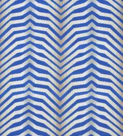 Arcure Epingle Fabric by Schumacher Cobalt Arcure Epingle Fabric by Schumacher Cobalt