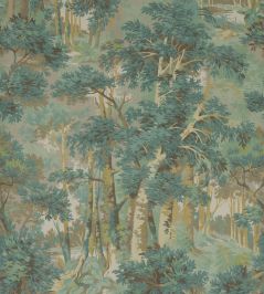 Arden Wallpaper by Colefax and Fowler Forest Green Arden Wallpaper by Colefax and Fowler Forest Green