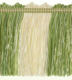 Arlington Cut Fringe Trimming by Colefax and Fowler Leaf Green Arlington Cut Fringe Trimming by Colefax and Fowler Leaf Green