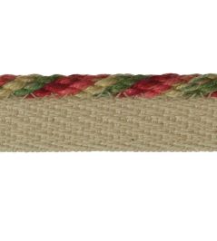 Arlington Small Rope Trimming by Colefax and Fowler Red/Green Arlington Small Rope Trimming by Colefax and Fowler Red/Green