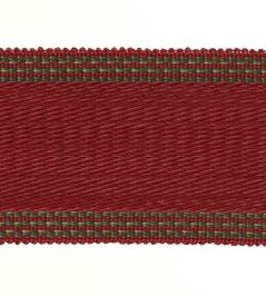 Arlington Wide Braid Trimming by Colefax and Fowler Red/Green Arlington Wide Braid Trimming by Colefax and Fowler Red/Green