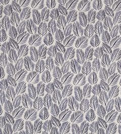Armature Feuilles Fabric by Christopher Farr Cloth Indigo Armature Feuilles Fabric by Christopher Farr Cloth Indigo