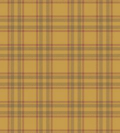 Arran Check Fabric by Arley House Gold Arran Check Fabric by Arley House Gold