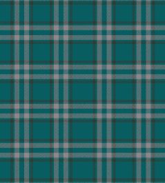 Arran Check Fabric by Arley House Teal Arran Check Fabric by Arley House Teal