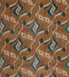 Artesian Velvet Fabric by Thibaut Ochre Artesian Velvet Fabric by Thibaut Ochre