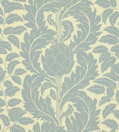 Artichoke Wallpaper by Langelid Von Bromssen Eggshell Blue Artichoke Wallpaper by Langelid Von Bromssen Eggshell Blue