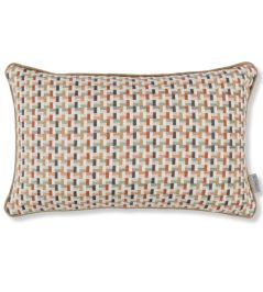 Arturo Cushion 50 x 30cm by Romo Blush Arturo Cushion 50 x 30cm by Romo Blush