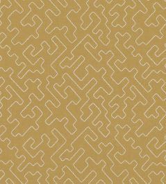 Asante Fabric by Villa Nova Ochre Asante Fabric by Villa Nova Ochre