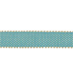 Asara Braid 15mm Trimming by Houles Aqua Asara Braid 15mm Trimming by Houles Aqua