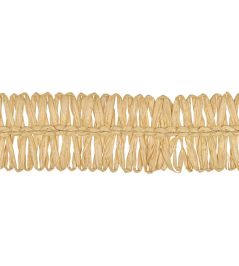 Asara Raffia Braid 33mm Trimming by Houles Creme Asara Raffia Braid 33mm Trimming by Houles Creme