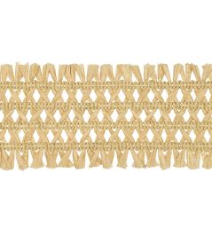 Asara Raffia Braid 60mm Trimming by Houles Creme Asara Raffia Braid 60mm Trimming by Houles Creme