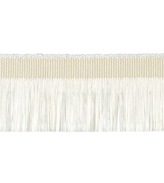 Asara Raffia Fringe 40mm Trimming by Houles Blanc Asara Raffia Fringe 40mm Trimming by Houles Blanc