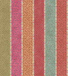Asha Stripe Fabric by Lewis & Wood Jaipur Spice Asha Stripe Fabric by Lewis & Wood Jaipur Spice