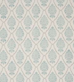 Ashburn Fabric by Colefax and Fowler Aqua Ashburn Fabric by Colefax and Fowler Aqua