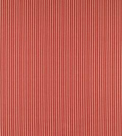 Asher Stripe Fabric by Jane Churchill Red Asher Stripe Fabric by Jane Churchill Red
