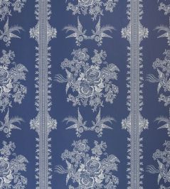 Asiatic Pheasant Wallpaper by Barneby Gates Navy Asiatic Pheasant Wallpaper by Barneby Gates Navy