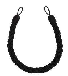 Aspen Cable Holdback Trimming by Samuel & Sons Wrought Iron Aspen Cable Holdback Trimming by Samuel & Sons Wrought Iron