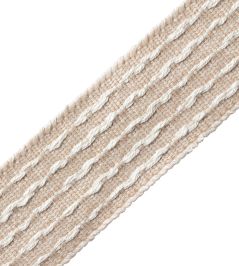 Aspen Slubbed Border Trimming by Samuel & Sons Merino Aspen Slubbed Border Trimming by Samuel & Sons Merino