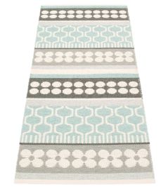 Asta Rug by Pappelina Pale Turquoise Asta Rug by Pappelina Pale Turquoise