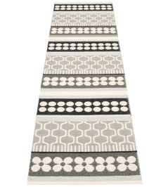 Asta Runner Rug by Pappelina Warm Grey Asta Runner Rug by Pappelina Warm Grey