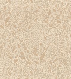 Astragale Wallpaper by Casamance Sable Astragale Wallpaper by Casamance Sable
