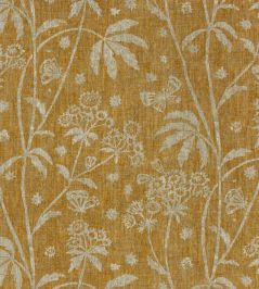 Astrea Fabric by Fermoie Ochre Astrea Fabric by Fermoie Ochre