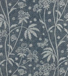 Astrea Fabric by Fermoie Deep Blue Astrea Fabric by Fermoie Deep Blue