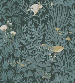 Atlantide Wallpaper by Casadeco Vert Kelp Atlantide Wallpaper by Casadeco Vert Kelp