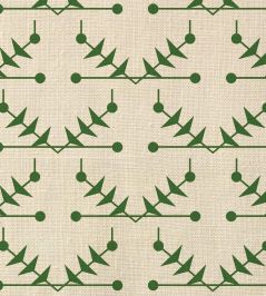 Atomic Trellis Fabric by Ottoline Green Atomic Trellis Fabric by Ottoline Green